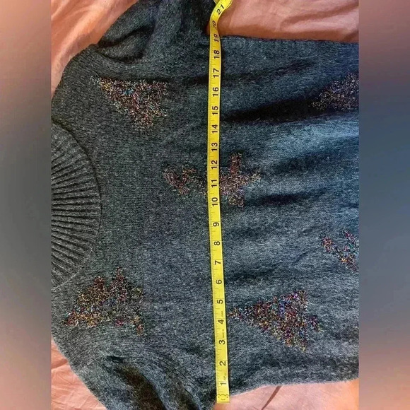 Next Women’s Small Tinsel Christmas Tree Sweater - Picture 4 of 5
